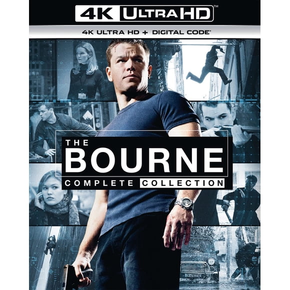 Blu-ray La colección completa de Bourne 4K UHD + Digital
