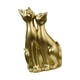 thumbnail image 3 of Pareja Gato Estatuas Animales Escultura Escritorio Kitty Figuras Resina Figuras Aureate, 3 of 5