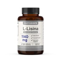 L-Lisina 1140Mg - 120 Cápsulas Vegetales | Nutracore