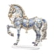 thumbnail image 3 of Señal Acrílica En Forma De Caballo 2D Con Estatua Del Soporte Para La Chimenea De Vacaciones De Gabinete Azul, 3 of 5