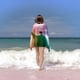 thumbnail image 2 of El Buen Dinosaurio Toalla de playa de secado rápido con diseño temático, regalo para mujeres y niñas, ideal para cumpleaños, fans, amantes de la música, uso en la playa o al aire libre, 78 × 180 cm, 2 of 6