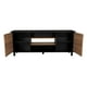 thumbnail image 3 of Rack Tv 65" 2 Puertas 4 Repisas Fm-012N Negro Y Café Claro, 3 of 11