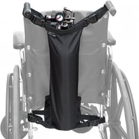 Xusx111 - Oxford Al Aire Libre Tela Silla De Ruedas Respaldo Cilindro De Oxígeno Bolsa Colgante Médico Bolsa De Almacenamiento De Cilindro De Oxígeno De Mano Negro 70 * 25Cm