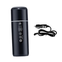 Bothyi - Hervidor Eléctrico De Viaje, Calentador De Café Para Viajes, Para Uso Familiar, En Coche, Al Aire Libre Y Para Trabajar, Color Negro.