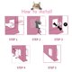 thumbnail image 5 of Puerta para Gatos EGETOTA 25x24 cm con 4 Modos de Bloqueo Impermeable, 5 of 5