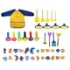 thumbnail image 2 of 44 Piezas Esponjas Pinceles Pinceles Kit Formas Cepillos Pinceles Judenos Dibujo Herramientas Amarillo, 2 of 5