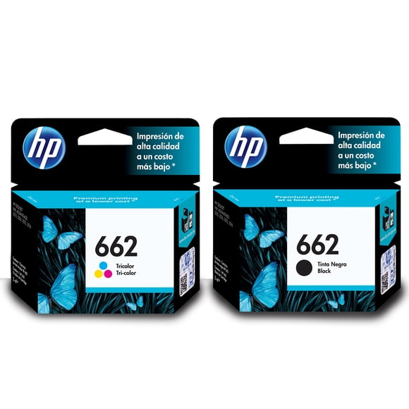 Pack tintas HP 662 Negra + 662 Tricolor