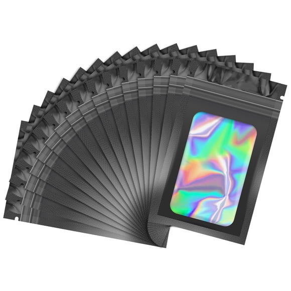 Bolsas Mylar Jetmore 10 × 15 cm Pack de 100 Holográficas