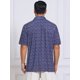 thumbnail image 3 of INSPIRE CHIC Camisas Polo de Manga Corta de Verano para Hombre, Ligeras y Transpirables, Estampadas, Talla S, Azul Oscuro, 3 of 5