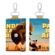 thumbnail image 1 of Oso Panda en África Toalla con diseño único, regalo ideal para fans. Perfecta para uso diario, fitness, yoga, boxeo y bronceado. Medidas: 35x73 cm, 1 of 6