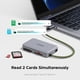 thumbnail image 5 of Lector de tarjetas SD UGREEN USB‑C 170 MB/s con 4 ranuras, 5 of 8