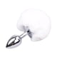 thumbnail image 1 of Plug Anal Cola de Conejo Blanca Acero Inoxidable Talla S, 1 of 2