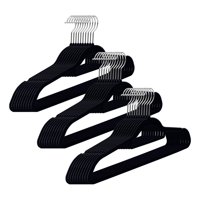 Genérico - Colgadores Ropa Antideslizantes Terciopelo 30 Unid