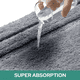 thumbnail image 2 of Alfombra Baño Microfibra Bajada Ducha Absorbente Beige #1, 2 of 3