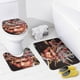 thumbnail image 4 of Lil Pump-theme 4-Piece Shower Curtain Set with Rugs, Waterproof Bathroom Decor Set Includes Bath Mat, U-Shaped Rug, Toilet Lid Cover and Curtain with Hooks, 4 of 6