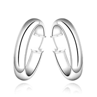 Fershop - Aros Plata Argolla Ovalo 35 Mm