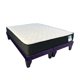 thumbnail image 1 of Cama 2 Plazas Bases con Colchon Tapiazada en Lino Morado Oscuro, 1 of 6