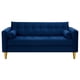 thumbnail image 1 of Sofa Retro 3c Felpa 01 Azul Marino, 1 of 6
