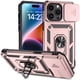 thumbnail image 1 of Funda Resistente Anillo Soporte iPhone 15 Pro Privacidad Cámara Montaje Magnético Oro rosa, 1 of 6