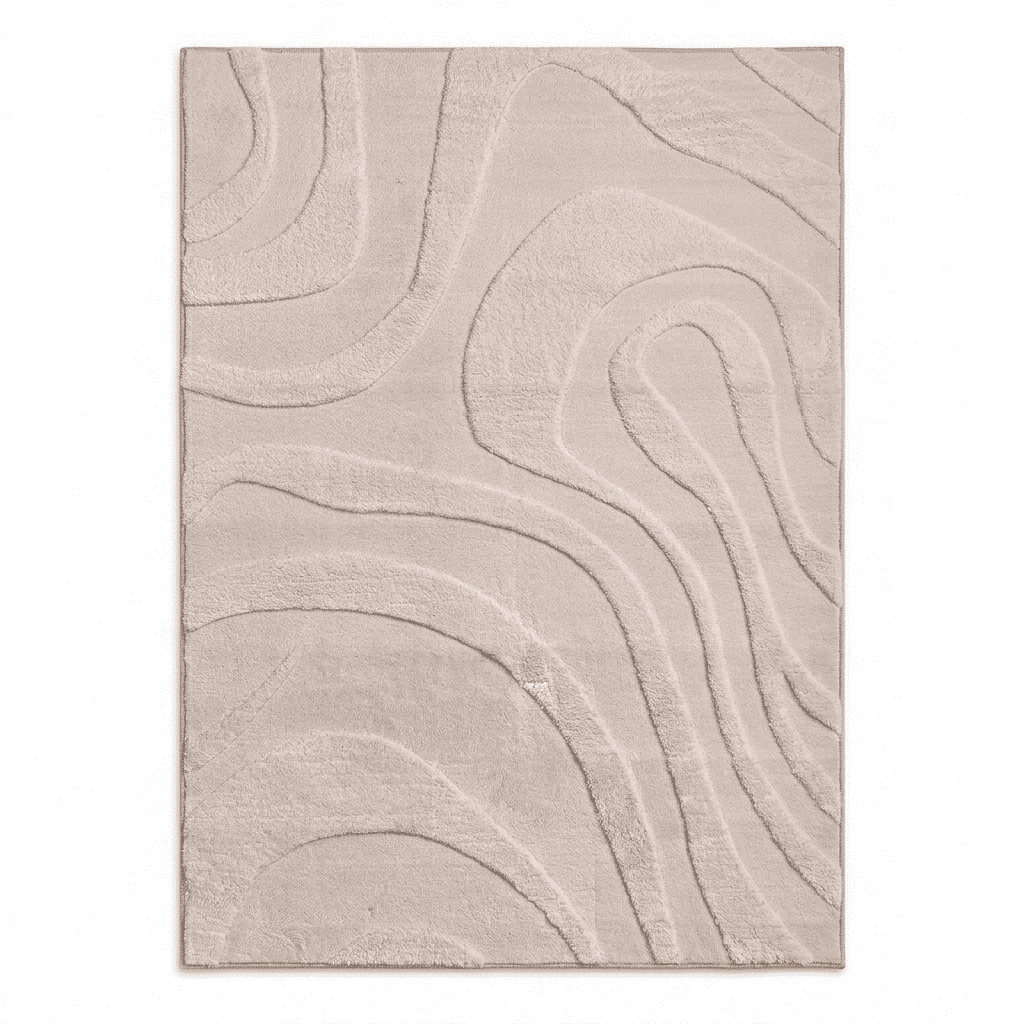 Chantilly - Alfombra 160x230 Olas Rosa