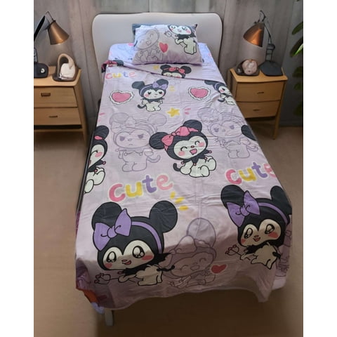 Teng Fei - Juego De Sabanas Infantil Plaza Y Media Kuromi