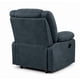 thumbnail image 5 of Bergere 1 cuerpo reclinable 3 posiciones, cuerina envejecida, 5 of 6