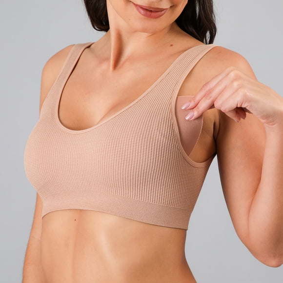 Peto Seamless Rib Lurex Flores Mujer 25401-245