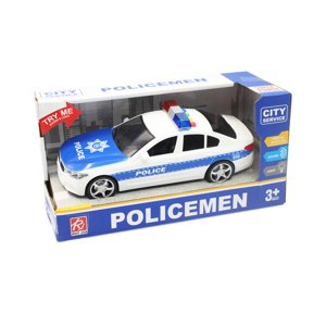 Dblue - Juguete Auto Policía Con Luces Sonido Y Fricción Dbg1674