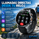 thumbnail image 3 of UBABAI Reloj Inteligente Android 4G con SIM Pantalla Táctil 1.95" Android 10 3GB RAM 32GB ROM Cámara Giratoria Llamadas Independientes WiFi y Bluetooth, 3 of 10