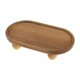 thumbnail image 4 of Bandeja De Madera Para Plato Rústico, Pedestal Para Velas De San Valentín, Chimenea, Ovalada, Corta, 4 of 5