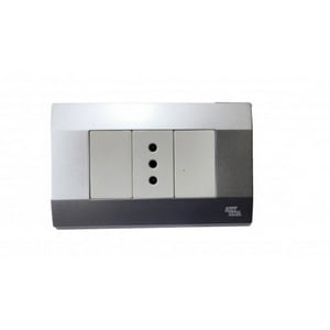 Art Dna - Enchufe Simple 10A Plata K-P03