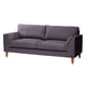 thumbnail image 2 of Sofa Milan 3C Con Resortes Pocket Lino Gris Oscuro, 2 of 7