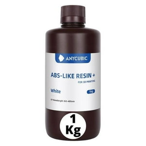 Anycubic - Resina 3D Tipo Abs Blanca Para Impresoras 3D 1000G | Resinas