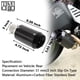 thumbnail image 4 of Silenciador de Fibra de Carbono Negro TBVECHI 51 mm para Motocicleta, 4 of 6