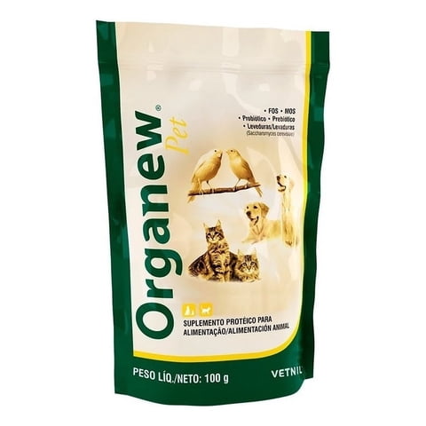 Gabrica - Suplemento Organew Pet 100 Gr (Probiótico/Prebiótico)