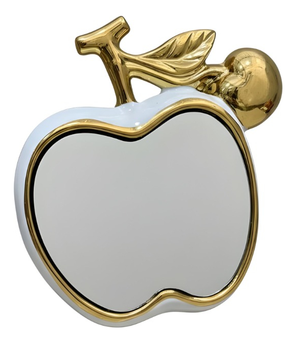 Genérico - Espejo Decorativo Mesa Forma Manzana Adorno Hogar Jhn