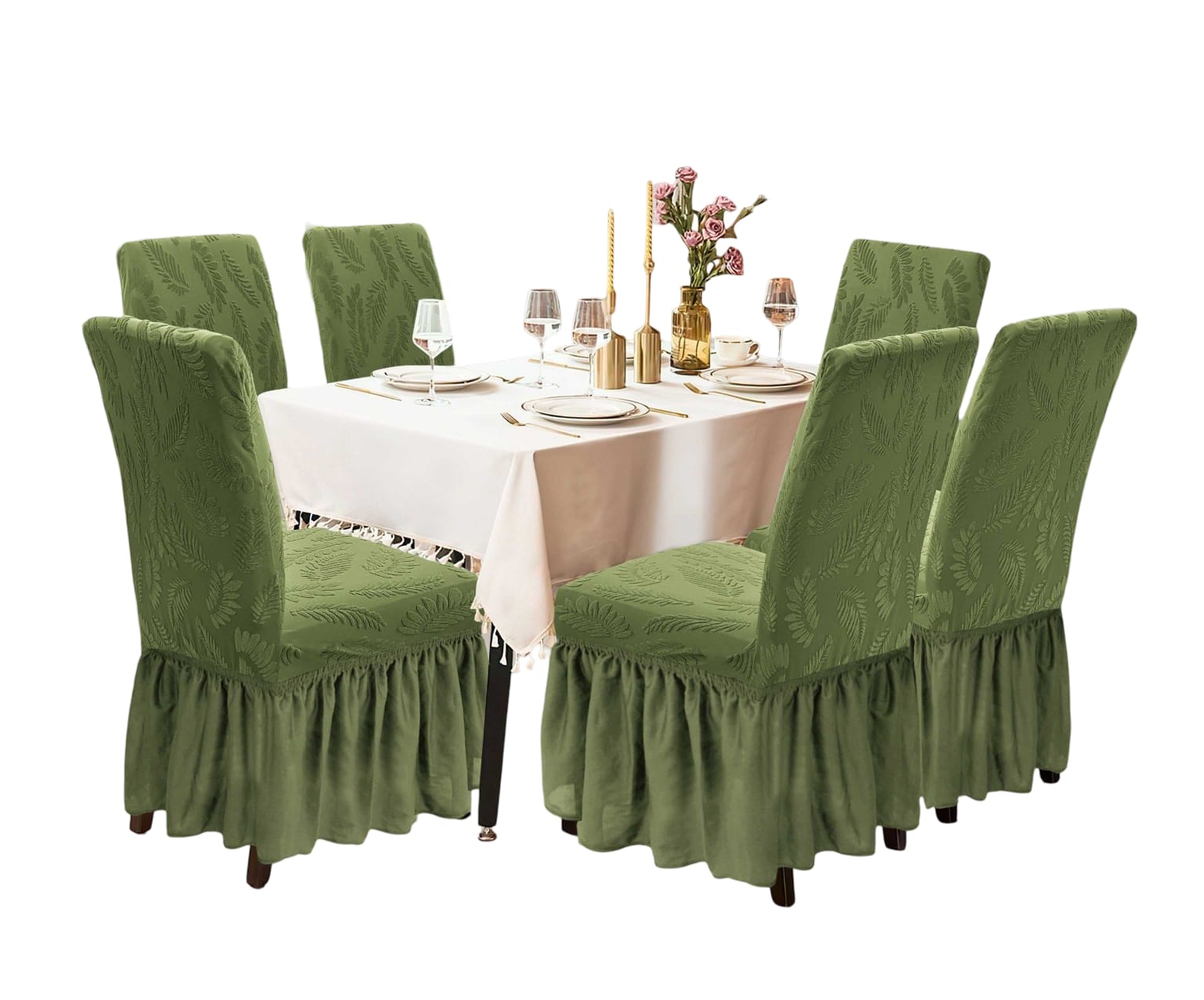 Genérica - Fundas Sillas Turcas Diseñadas - Pack 6 D5