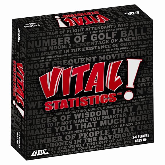 Juego de mesa GDC Vital Statistics para 2 a 6 jugadores, a partir de 10 años