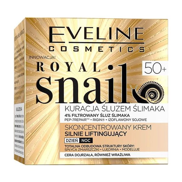 Crema Hidratante EVELINE COSMETICS 50+ Caracol Real