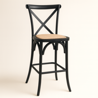 Oh! Mi Hogar ® - Taburete Crossback 66Cm De Madera