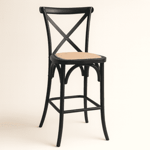 Oh! Mi Hogar ® - Taburete Crossback 66Cm De Madera