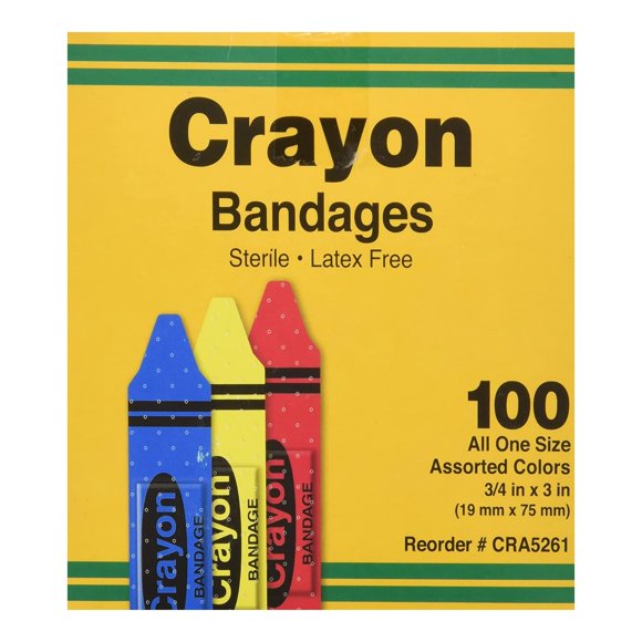 Apósito para Heridas ASO Diseño Infantil Crayón 19x75 mm 100 unidades