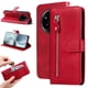thumbnail image 1 of Funda con Cremallera para Realme 14 Pro, Carcasa Cartera de Cuero PU con Soporte y Tarjetero, 1 of 5