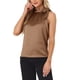thumbnail image 1 of INSPIRE CHIC Blusas de Trabajo Sólidas sin Mangas para Mujer con Lazo en el Cuello de Satén Talla XL Marrón, 1 of 6