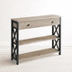 thumbnail image 1 of Arrimo Moderno 100 cm con 2 Cajones y Estantes de Almacenaje MDF y Metal, 1 of 4