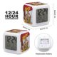 thumbnail image 2 of Don Gato theme 7 colors Alarm Clock Digital LED Alarm Clock Gifts for kids friends family, 2 of 6