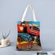 thumbnail image 2 of Blaze and the Monster Machines Bolso de tela con estampado de lienzo para mujer, bolsa de compras reutilizable y estética, con cremallera interior, regalo para mujer,40*40cm., 2 of 6