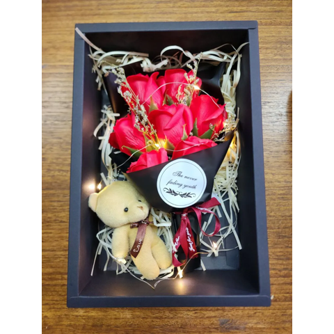 Genérico - Caja Rosas Led Regalo San Valentín