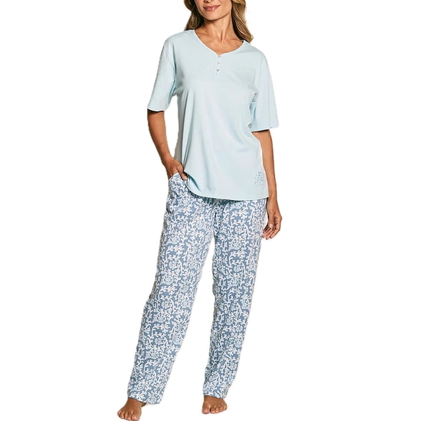 PIJAMA MUJER LADY GENNY J-943 COTTON