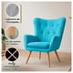 thumbnail image 2 of Pack 2 Sillón Poltrona Decorativo con Diseño Nórdico azul, 2 of 6
